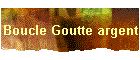 Boucle Goutte argent